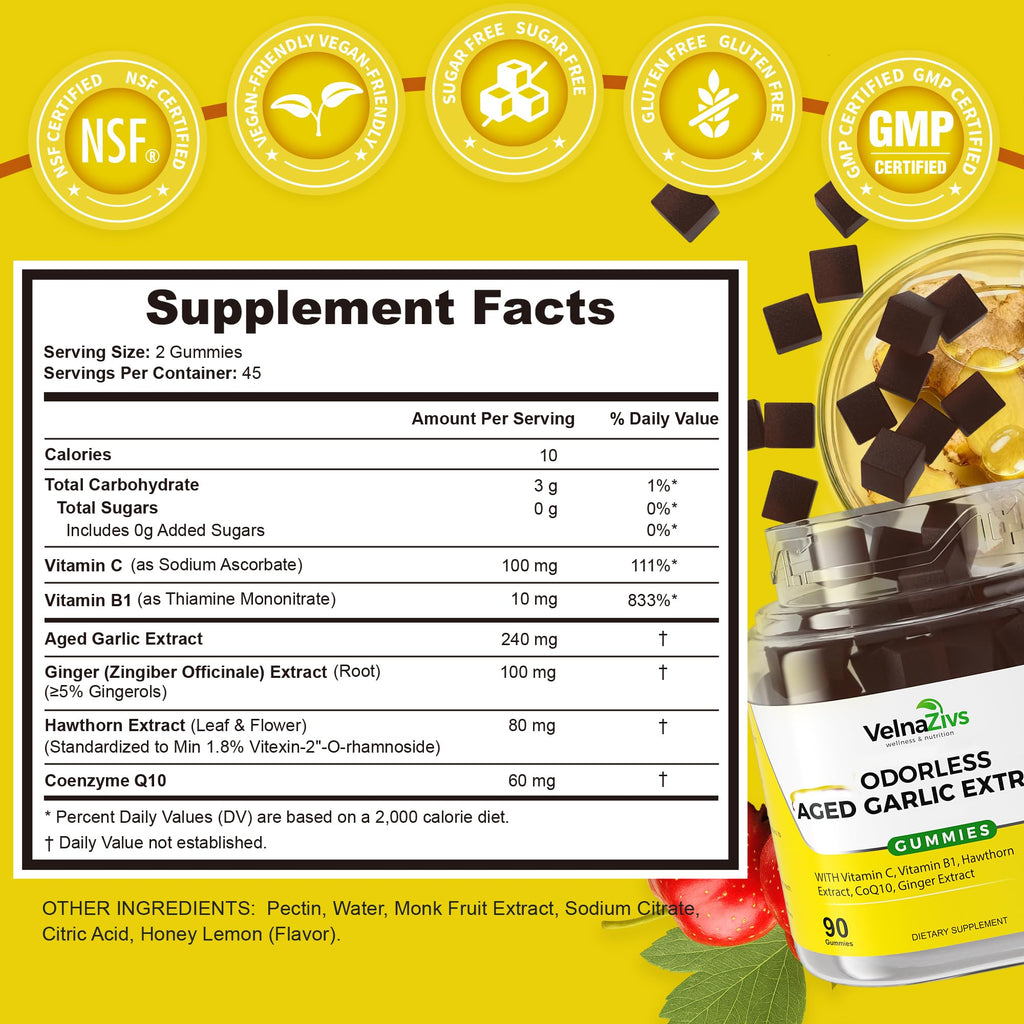 Aged Garlic Extract with CoQ10 60mg - additional product image 3