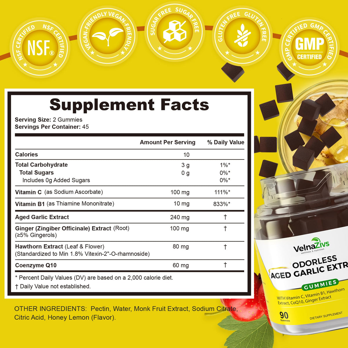 Aged Garlic Extract with CoQ10 60mg - additional product image 3