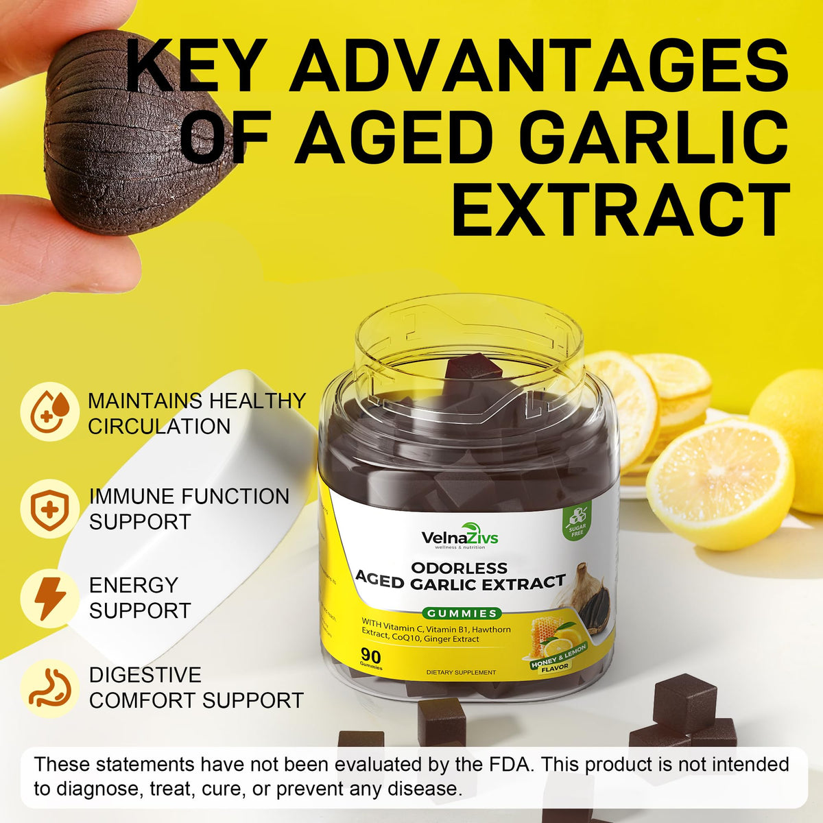 Aged Garlic Extract with CoQ10 60mg - additional product image 5