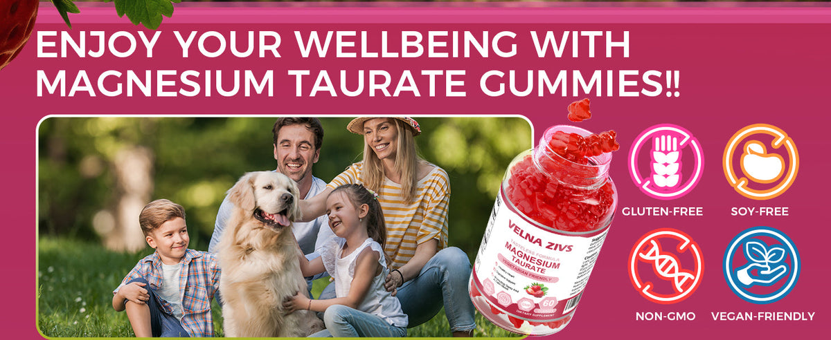 Magnesium Taurate Gummies 1800mg - Magnesium Bound to the Amino Acid Taurine - Product scene 6