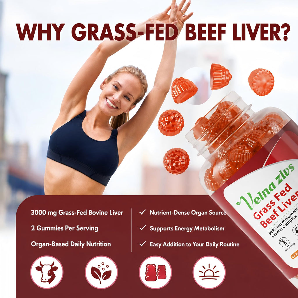 Beef Liver Gummies: Vitamin A, B12 and Iron - additional product image 7